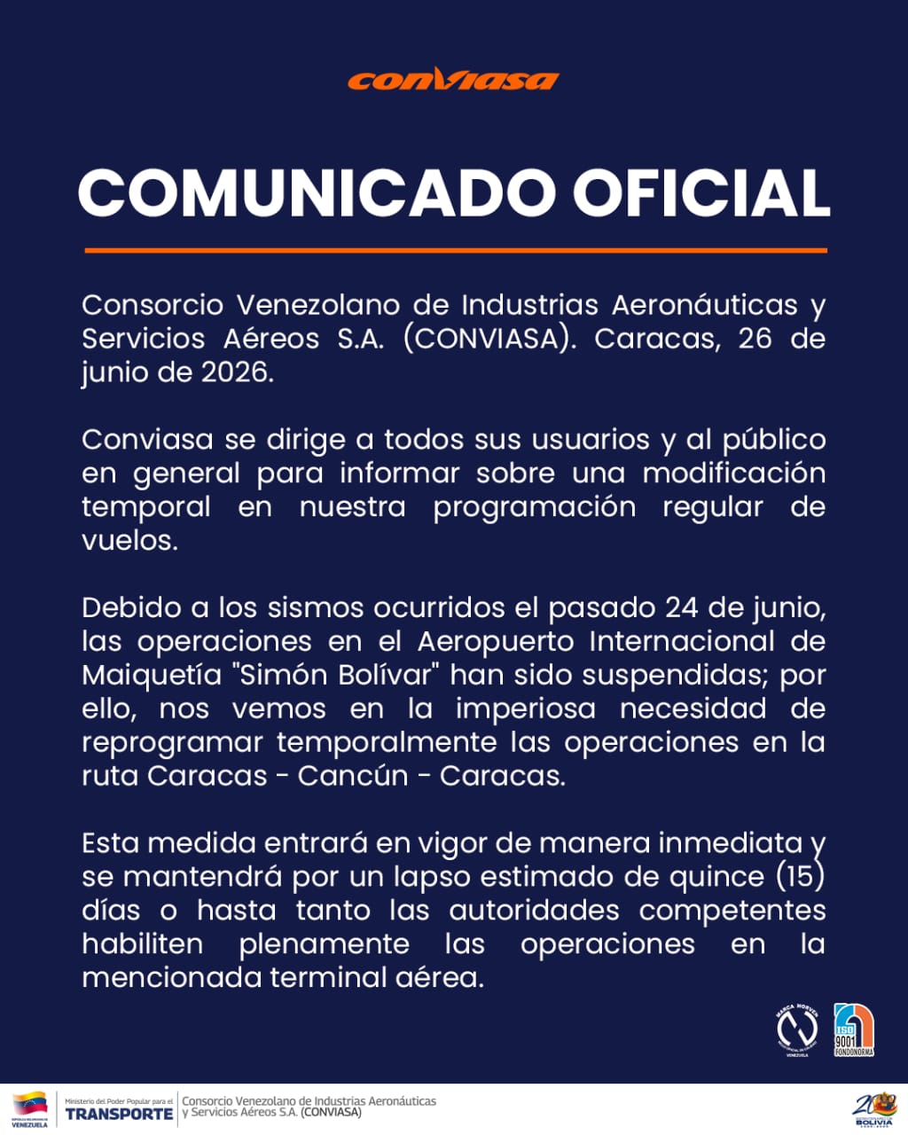 Comunicado