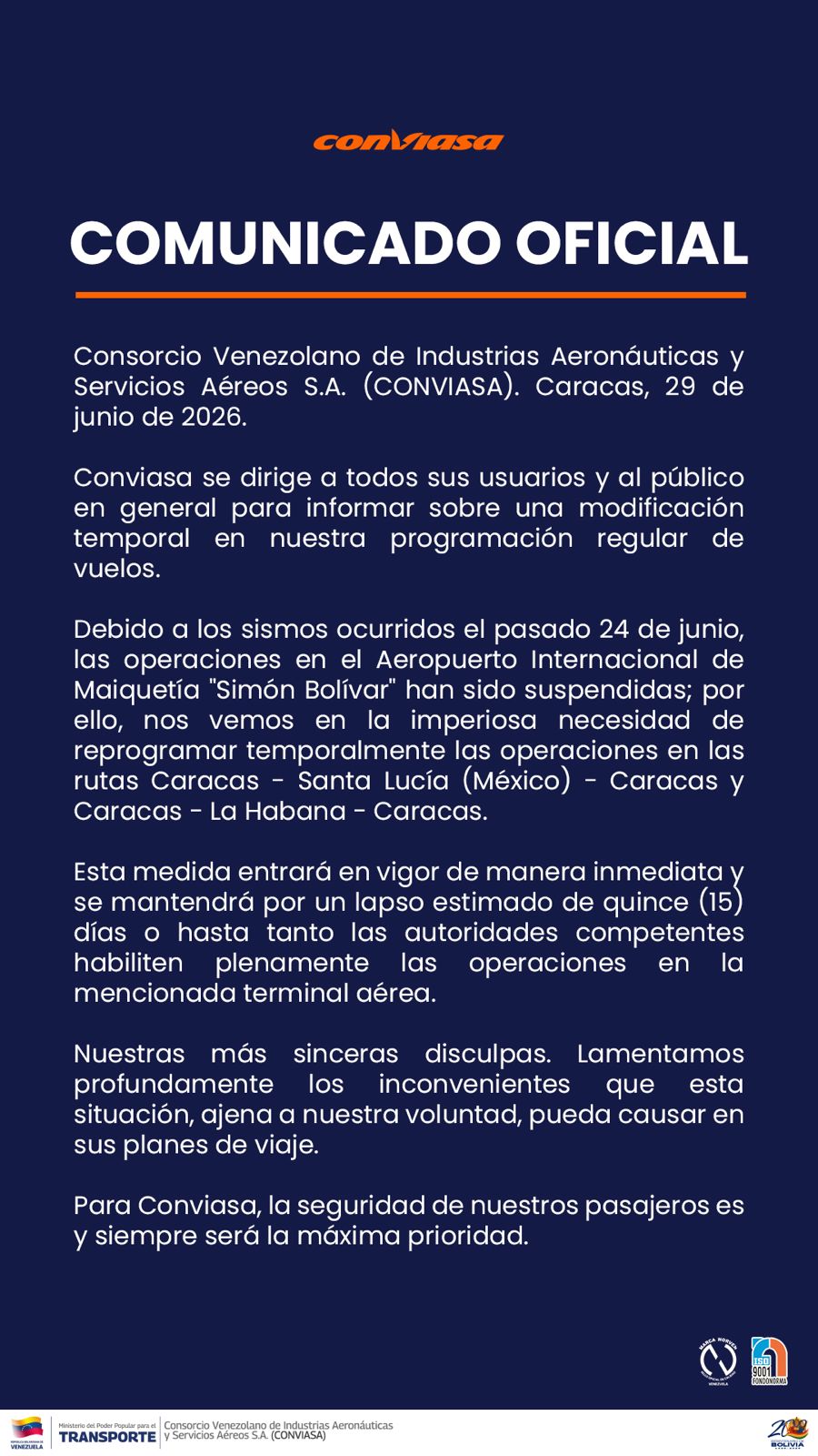 Comunicado