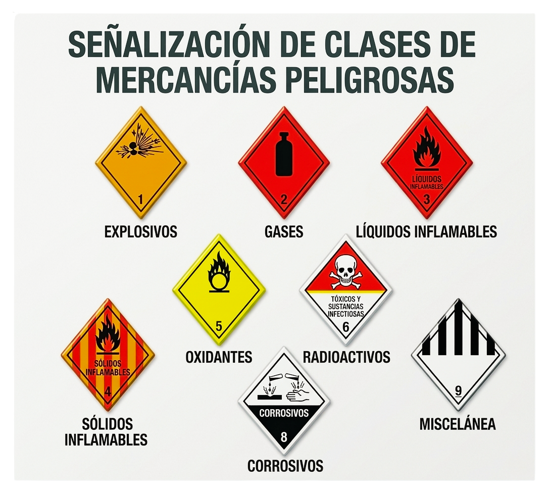 Dangerous goods signs